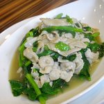 MIKUNIEN - 豆苗（とうみょう）炒め物７６０円