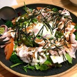 旬家 はちどり - 色々キノコとベーコンの温サラダ