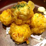 Shunka Hachidori - トウモロコシとクリームチーズのかき揚げ