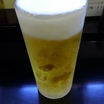 麺屋 焔 - 生びーる(ﾊｰﾄﾗﾝﾄﾞ)￥500
