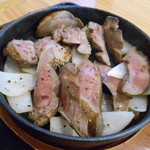 豚ステーキ 1010 - 豚タンステーキ(๑･̑◡･̑๑)