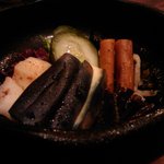 丸太町十二段家 - お漬物盛合せ