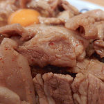 スタミナカレーの店バーグ - スタミナカレー・生（770円）＋中盛（160円）＋肉増し（330円）
      