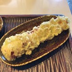 うどん 丸香 - ちくわ天（すじ青海苔の磯辺揚げ）