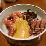 上川南店 - ☆【上川南店】さん…蛸＆トリ貝＆蛍烏賊黄身酢和え(≧▽≦)/～♡☆