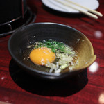 焼肉赤身にくがとう - 花井養鶏場の名古屋コーチンの卵☆