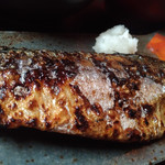 鯖の塩焼き専門店 鯖なのに。 - 鯖オモテのアップ