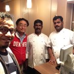 左からムゲーシュ、JS、アルジュナン・シェシャドリ、チャラパンディアン