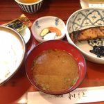 和もと - 焼魚定食（目鯛照焼き）