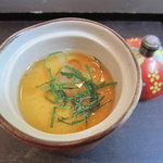 エルムガーデン - 日高産毛蟹の茶碗蒸し、鼈甲餡掛け