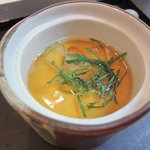 エルムガーデン - 日高産毛蟹の茶碗蒸し、鼈甲餡掛け