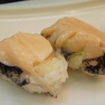 春駒 - アワビ　２貫　３００円