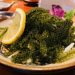 一魚一会 - 泡盛のアテに海ぶどう！