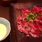 喰心 meat Dining - すき焼きしゃぶ/卵のエスプーマ