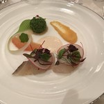 ホテルグランヴィア広島 - 天然鯛の燻製ほか