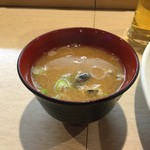 豊鮨 - 豊鮨　味噌汁　茶碗蒸しを撮り忘れたのが残念