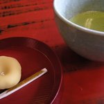 久連波 - 「上生菓子とお抹茶のセット」