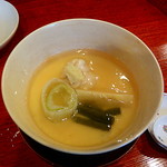 祇園もりわき - 白子とたけのこの茶碗蒸し
