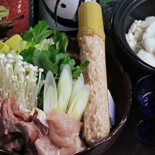 鳥しん名物 水炊きコース 鳥しん とりしん 長堀橋 焼鳥 食べログ