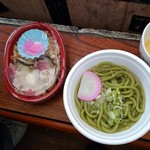 木村功商店 - 牡蠣飯と中嶋菜うどん