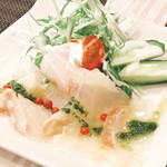 CASUAL DINING BAR てつ316 - 白身魚のカルパッチョ