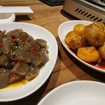 プサンアジメ - ①こんにゃくとジャガイモの煮物