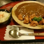 和風カレー処 三休庵 - 唐揚げカレー。