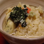 かき豊・中店 - 牡蠣の出汁かけご飯