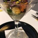 プリベドゥリアン - ホタルイカ 菜の花 カシューナッツのタルタル仕立