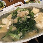 餃子 串処 でんでん - 豆腐とエビのうま煮(^^)