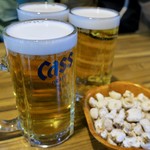 마미치킨 - ビール(맥주:メクチュ)500cc 3000ウォン