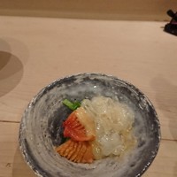ぎおん 阪川 - 付き出し(赤貝と春野菜の酢味噌和え)