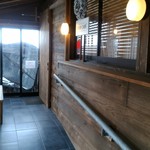 タロカフェ - 改めてタロカフェに繋がるスロープ