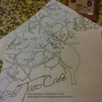 タロカフェ - ペーパーシートもお洒落ですね