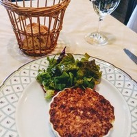 レストランオーボンコワン - 前菜の鱈とマッシュポテトのグラタン風なもの。食べごたえあって嬉しい。