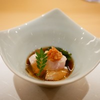 割烹 うづき - 桜鯛の白子 ポン酢ジュレ