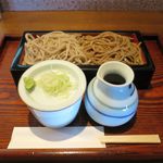 手打蕎麦 善庵 - 二色せいろ（702円）