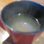 手打蕎麦 善庵 - そば湯