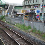 Ramen Dai - 蕨駅のホーム端から、お店は確認できます。