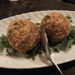 エスト! プロッシモ - 前菜／日替わりライスコロッケ、ローズマリーのアラビアータ風味