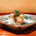 銀座 しのはら - 平貝、本ミル貝、赤貝、ほっき貝（菱の膳）