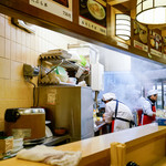 百万石うどん - カウンター