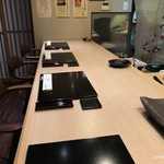 味あら井 - カウンタ席です。