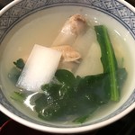 味あら井 - 汁ものです。