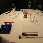 レストラン ラッセ - 30年3月　テーブルセッティング