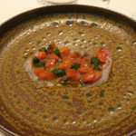 レストラン ラッセ - 30年3月　淡路天然真鯛　トマト、バジルソース