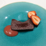 レストラン ラッセ - 30年3月　チョコテリーヌ、苺