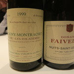 レストラン ラッセ - 30年3月　この日のワイン