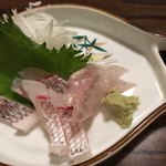 Kouga - 桜鯛とコチの刺身