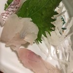 虹河 - 追加ヒラメの刺身